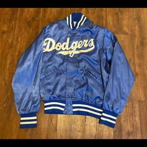 Vintage Falco Los Angeles Dodgers satin jacket. Sm